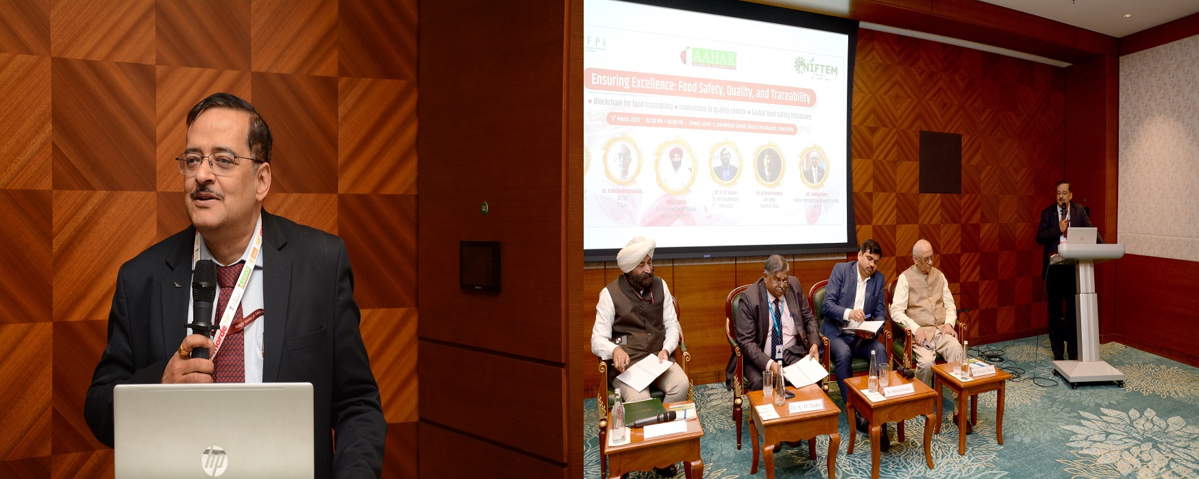 Ministry of Food Processing Industries (MoFPI) and NIFTEM-K hosted technical sessions on the opening day of AAHAR 2025, bringing together industry leaders, academicians and policymakers