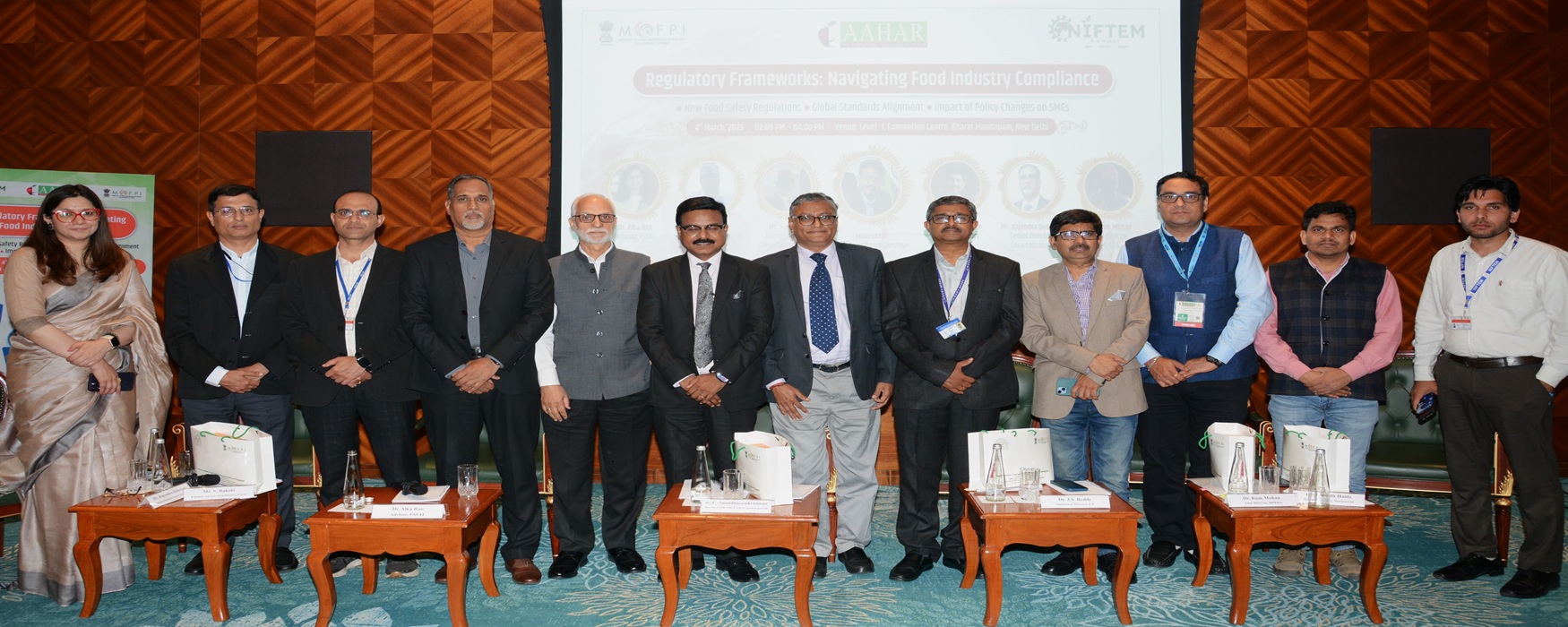 Ministry of Food Processing Industries (MoFPI) and NIFTEM-K hosted technical sessions on the opening day of AAHAR 2025, bringing together industry leaders, academicians and policymakers