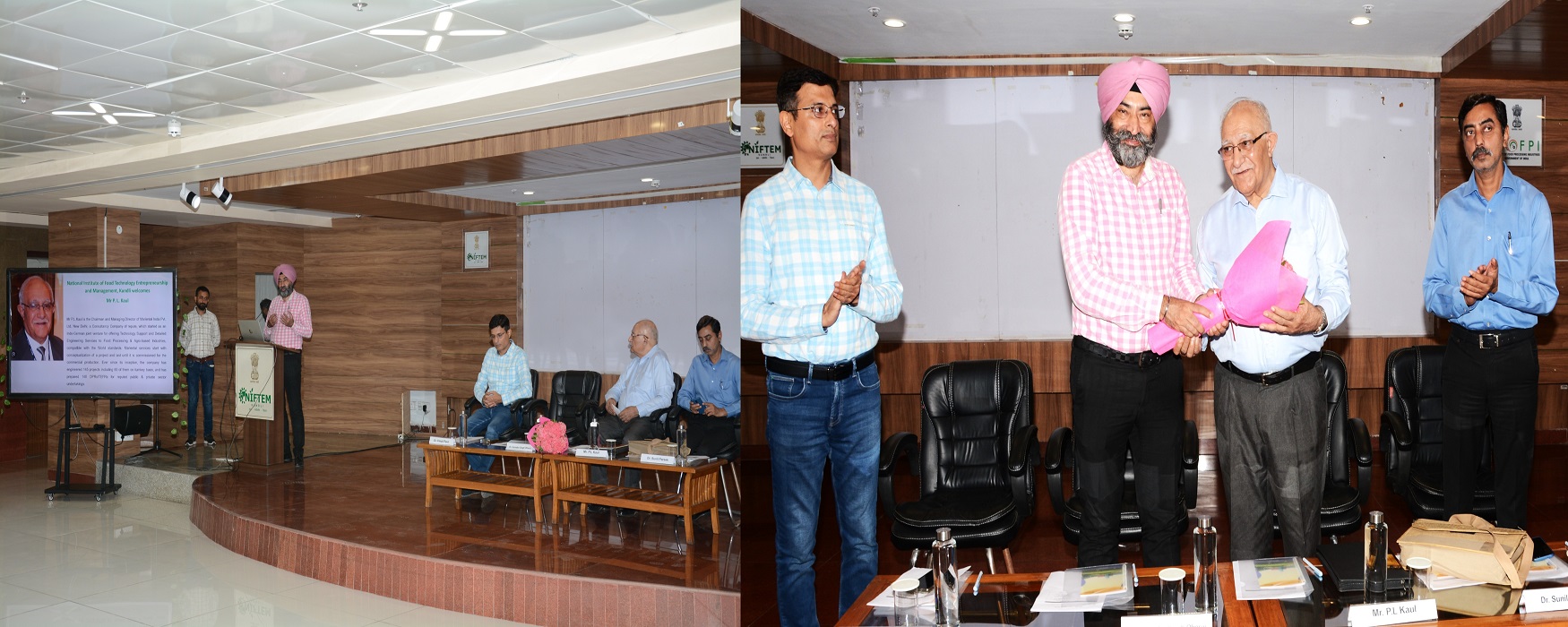 Mr P L Kaul Founder & Managing Director of Mariental India Pvt Ltd VISIT NIFTEM 20 06 2025