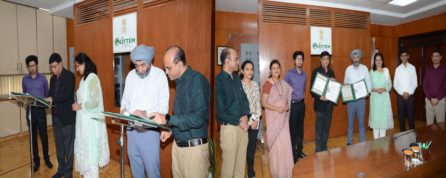 MoU signing with the Almond Board of California