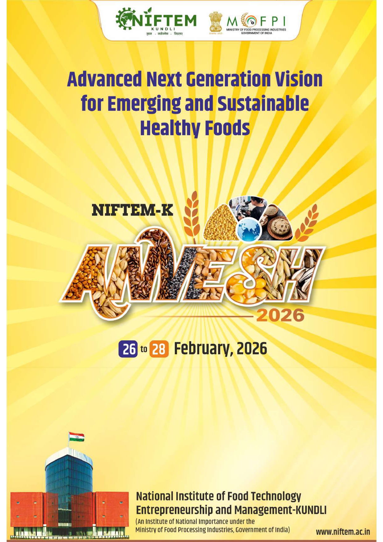 Advanced Next Generation Vision for Emerging and Sustainable Healthy Foods (ANVESH)