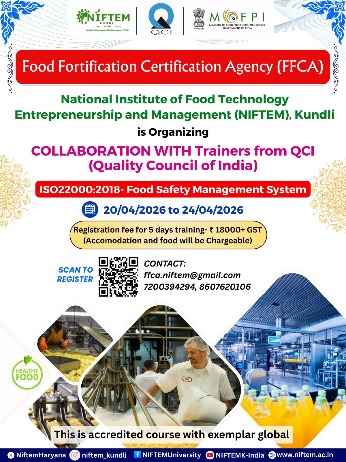 Training for Food Safety Professional on ISO22000 - 2018