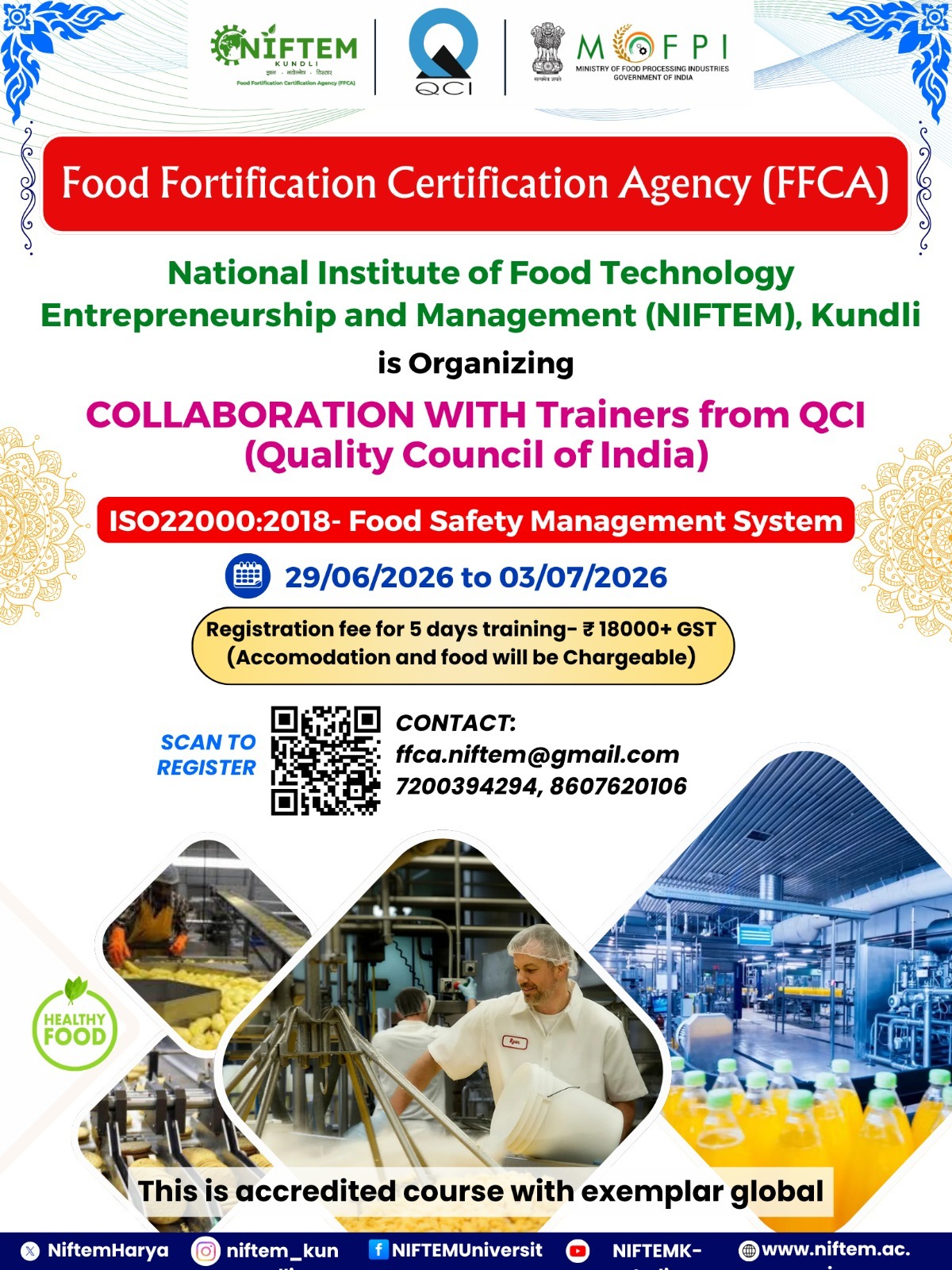 Training for Food Safety Professional on ISO22000 - 2018